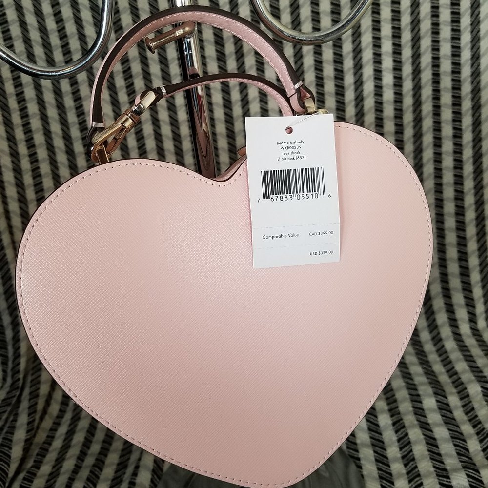 MAKE A REASONABLE OFFER chalk pink kate spade love shack crossbody new with tag - Picture 5 of 5